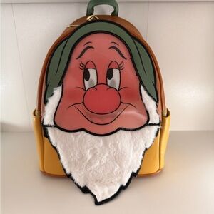 Loungefly Disney Snow White Bashful Cosplay Mini Backpack Lenticular NWOT Rare
